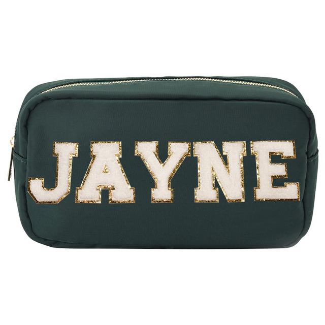 The Happy Tribe - Personalized Medium Pouch - Bottle Green 