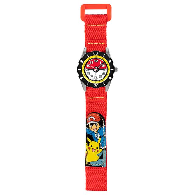 Disney - Pokemon Time Teacher Analog Watch - Red