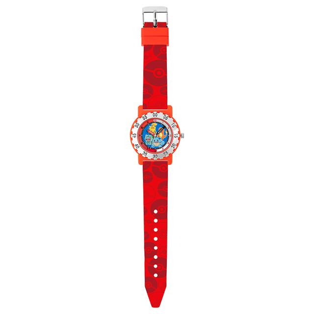 Disney - Pokemon Time Teacher Watch With Silicone Strap - Red