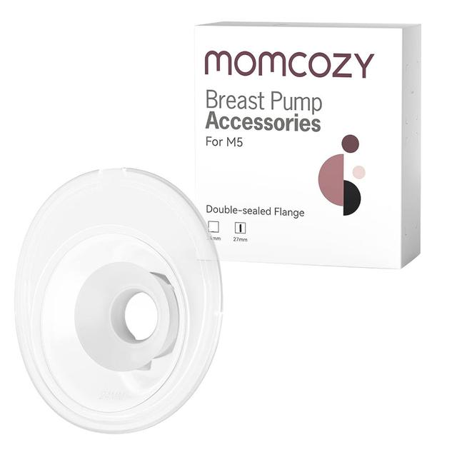 Momcozy - Double-Sealed Flange Only For M5 Breast Pump - Clear - 27 mm