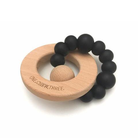 One.Chew.Three - Solar Teether - Black