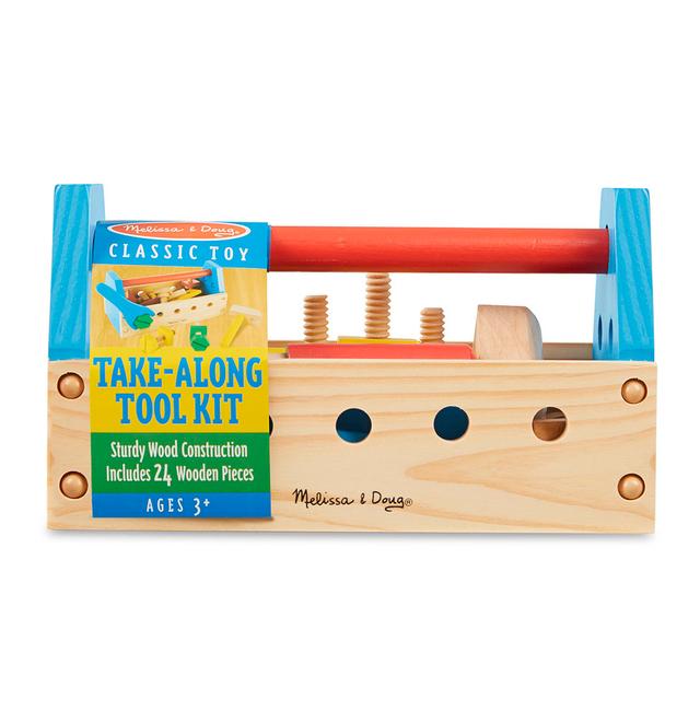 Melissa & Doug Take-Along Tool Kit Wooden Toy