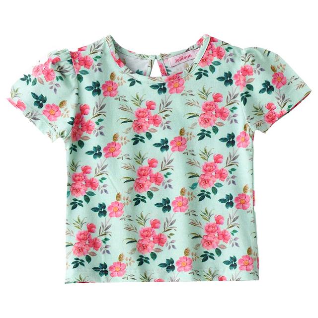 Jelliene - Floral Knit T-Shirt