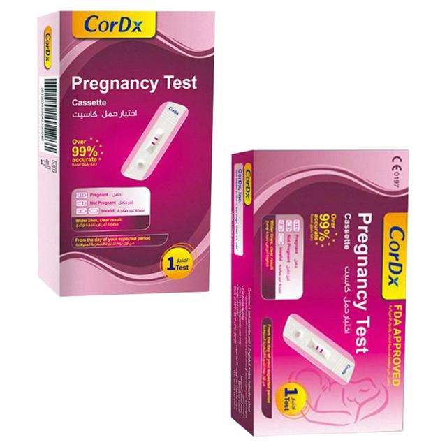 Cordx - Cassette FDA Approved - 1 Pregnancy Test