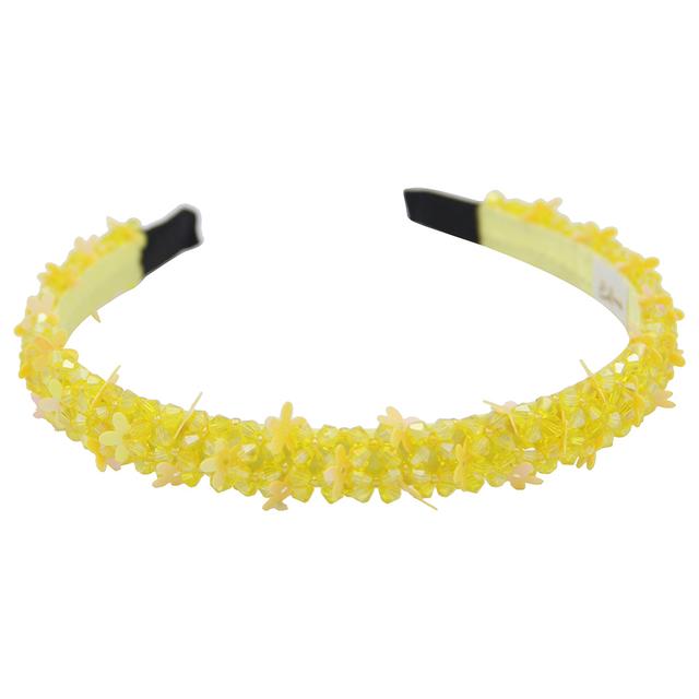 D' Daniela - Girls Anna Butterfly Headband - Yellow