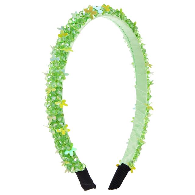 D' Daniela - Girls Anna Butterfly Headband - Light Green