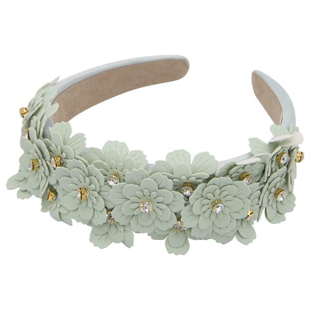 D' Daniela - Girls Camomile Headband - Light Olive