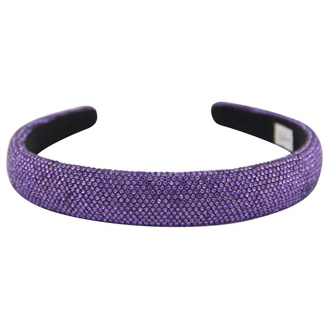 D' Daniela - Girls Emelly Headband - Dark Purple Glittery