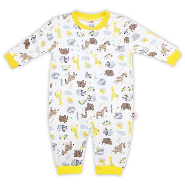 Smart Baby - Baby Boy Sleepsuit - Mustard/White