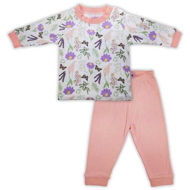 Smart Baby - 2pc-Set - Baby Girl T-Shirt And Pajama Suit