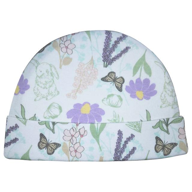 Smart Baby - Baby Girl Floral Printed Cap