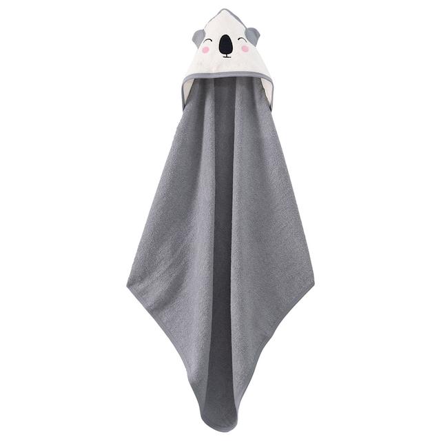 Bebetto - Koala Hooded Towel - Grey