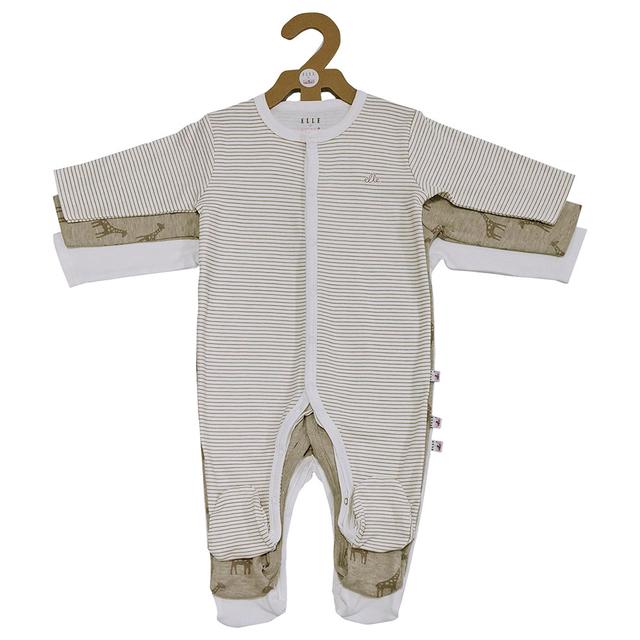 Smart Baby - 3pc-Set - Baby Boy Sleepsuits