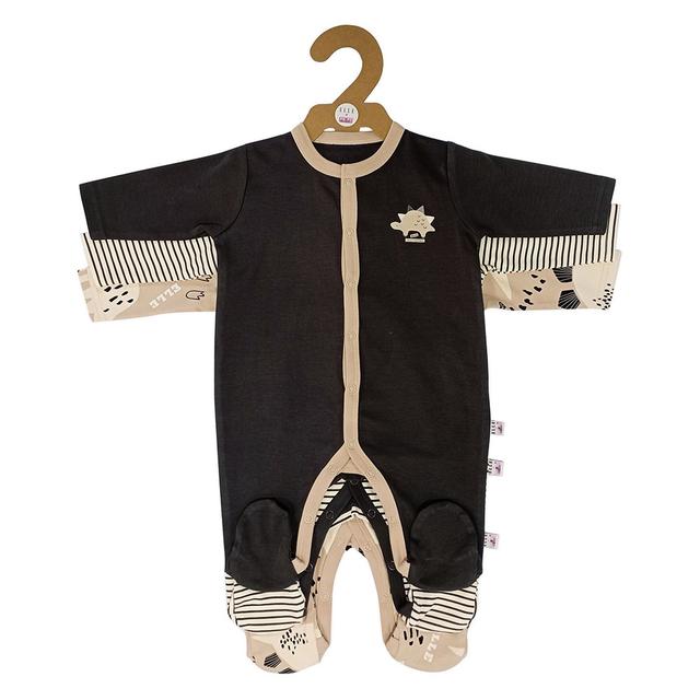 Smart Baby - 3pc-Set - Baby Boy Sleepsuit - Black