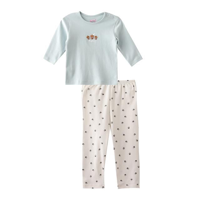 Smart Baby - 2pc-Set - Baby Boy T-Shirt And Pyjama - Blue