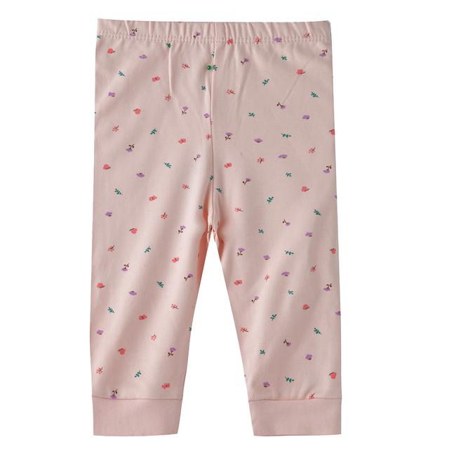 Smart Baby - Baby Girl Printed Elasticated Pajama - Pink