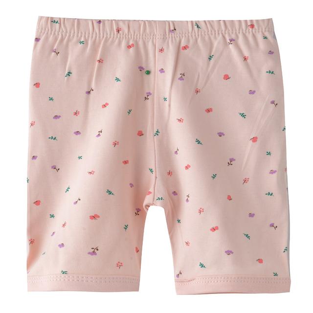 Smart Baby - Baby Girl Floral Shorts - Pink