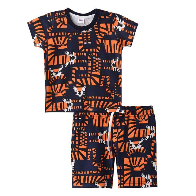 Smart Baby - 2pc-Set - Baby Boy T-Shirt w/ Bermuda Shorts - Navy