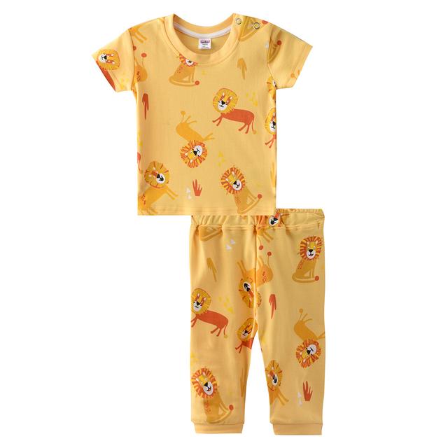 Smart Baby - 2pc-Set - Lion T-Shirt w/ Pants - Yellow