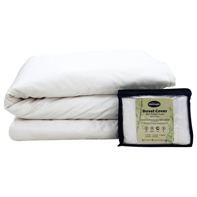 Silentnight - Bamboo Duvet Cover - White - 260 x 220 cm