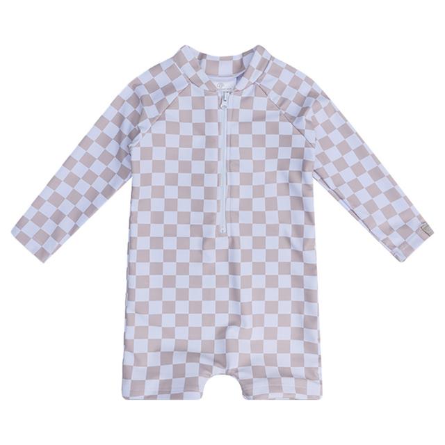 Swim Essentials - Sand Check Baby Swimsuit - Sand