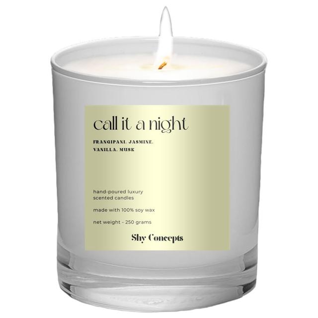 Shy Concepts - Luxury Scented Candle - Call It A Night - White 