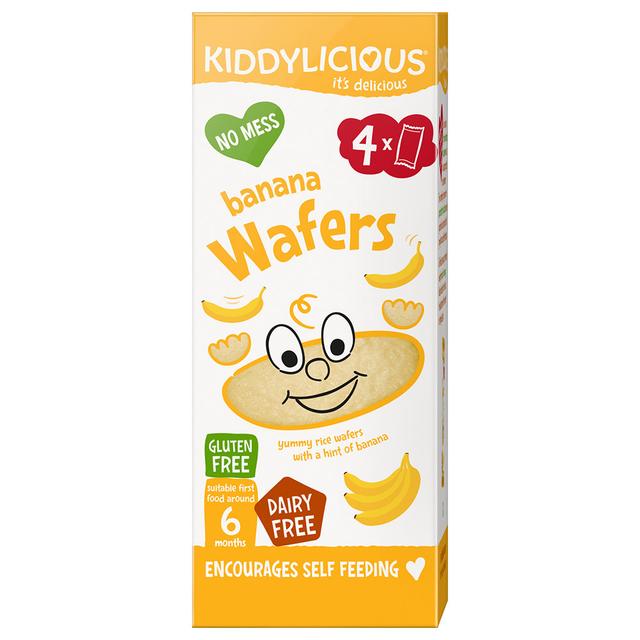 Kiddylicious - Mini Wafers Banana - 16g