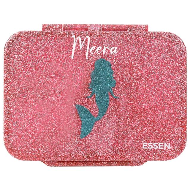 Essen - Personalized Tritan Bento Lunch Box - Pink Mermaid