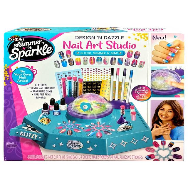 Shimmer N Sparkle - Design N Dazzle Nail Art Studio Set