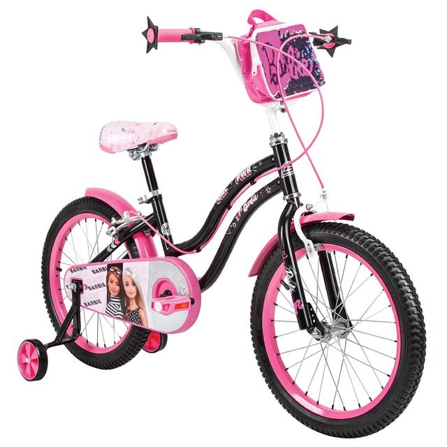 Spartan - 18" Barbie Girl Bicycle with Removable Zippered Bag