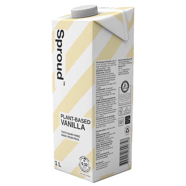 Sproud - Organic Plant-Based Peas Milk - Vanilla 1 L