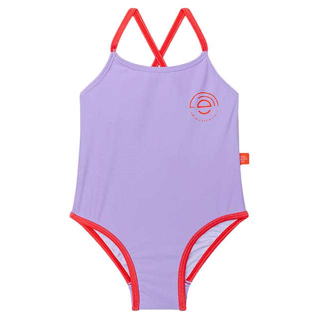 Swim Essentials - All Over Girls Bathing Suit - Purple