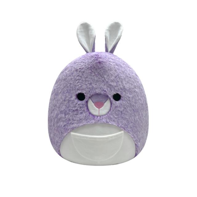 Squishmallows - Fuzzamallows Kiki Kangaroo Plush Toy - Purple - 12-Inch