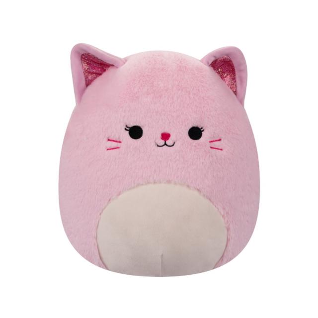 Squishmallows - Fuzzamallows Celenia Cat Plush Toy - Pink - 12-Inch