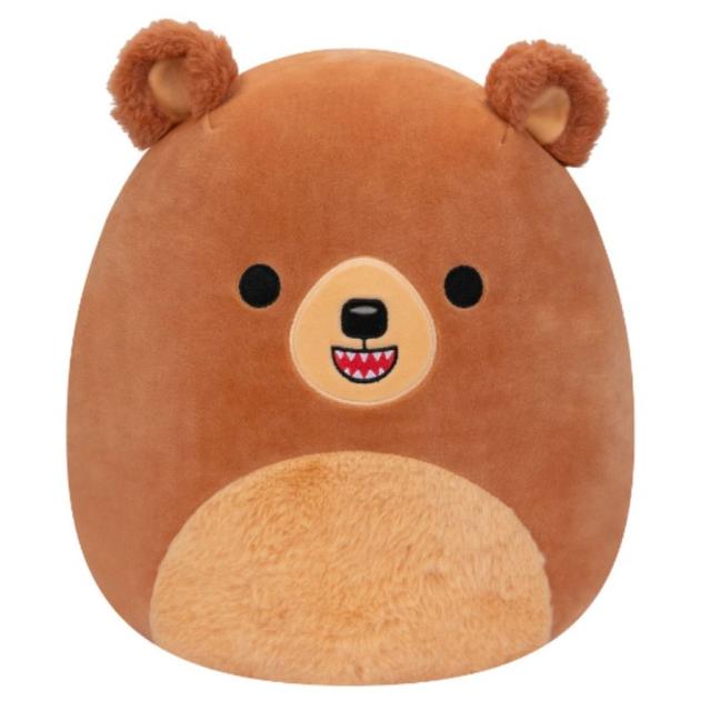 Squishmallows - Stokely Kodiak Bear Plush Toy - Brown - 12-Inch