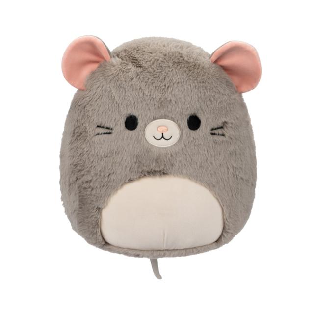 Squishmallows - Misty Mouse Fuzzamallow Plush Toy - Grey - 12-Inch