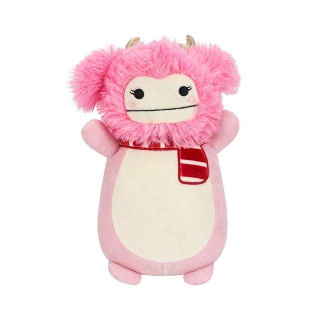 Squishmallows - Bigfoot w/ Scarf Plush Toy - Pink - 10-Inch