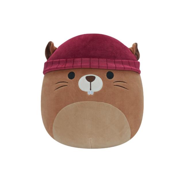 Squishmallows - Beaver In Beanie Plush Toy - Brown - 7.5-Inch