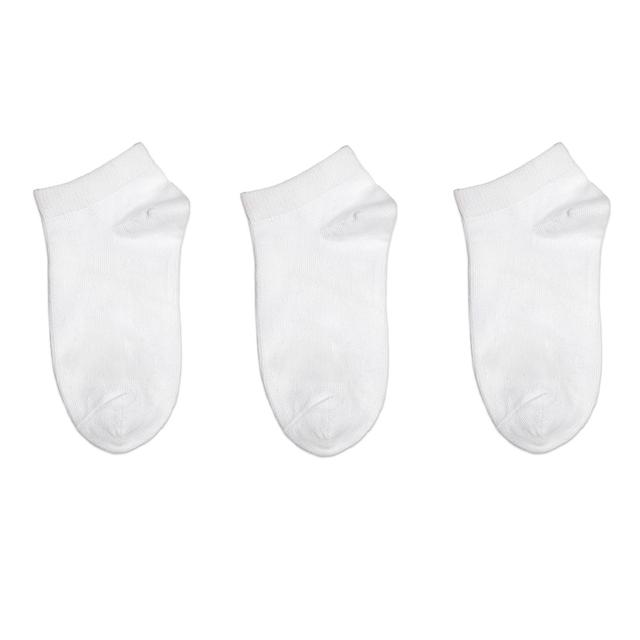 Genius - 3pc-Set - Boy's Trainer Socks - White