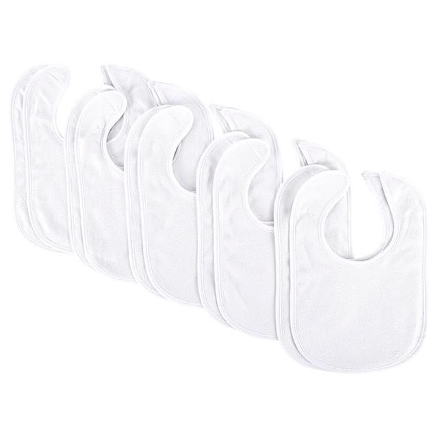 Sugar Sprinkle - Luxe Cotton Bibs - Pack Of 10 - White