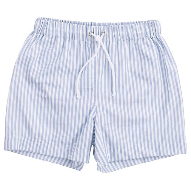 Swim Essentials - Striped Swim Shorts - Blue/White