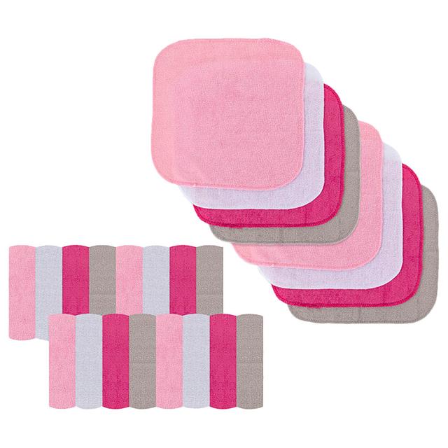 Sugar Sprinkle - Absorbent Washcloth - Pink - Pack of 24