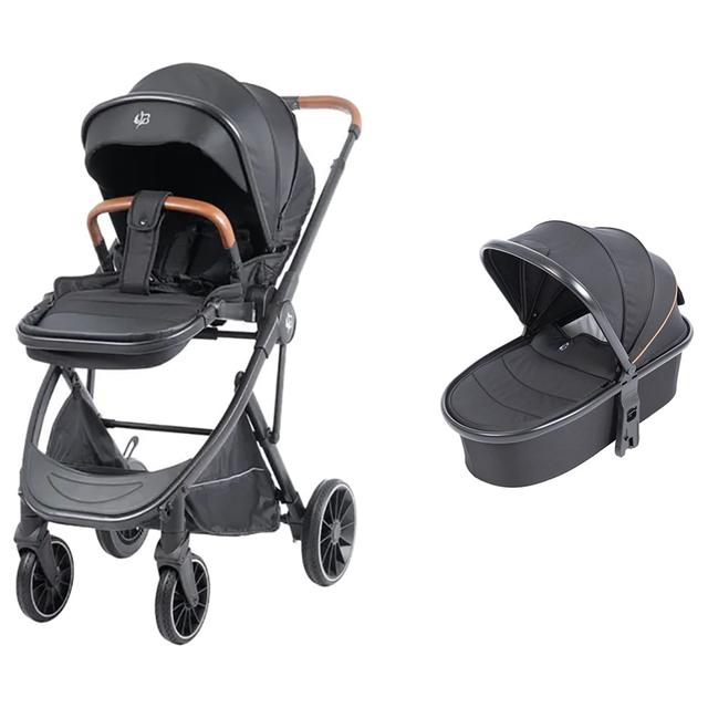 Bumble & Bird - 2-in-1 Modular Stroller & Bassinet - Black