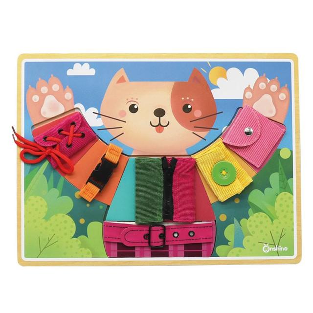 Andreu Toys - Basic Skills Board Little Cat Dress