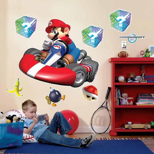 Room Mates Mario Kart Giant Wall Decal