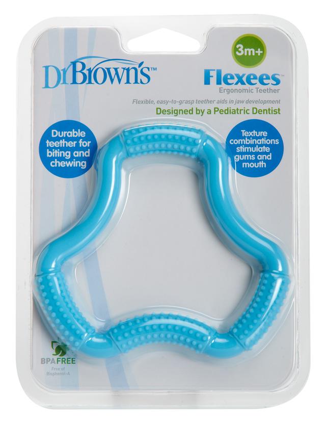 Dr. Brown's - A-Shaped Teether "Flexees" - Blue