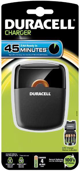 Duracell 45mins charger (+2AA&2AAA)