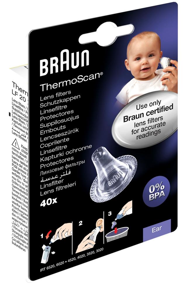 Braun - Lf 40 Disposable Lens Filters Thermoscan Refill