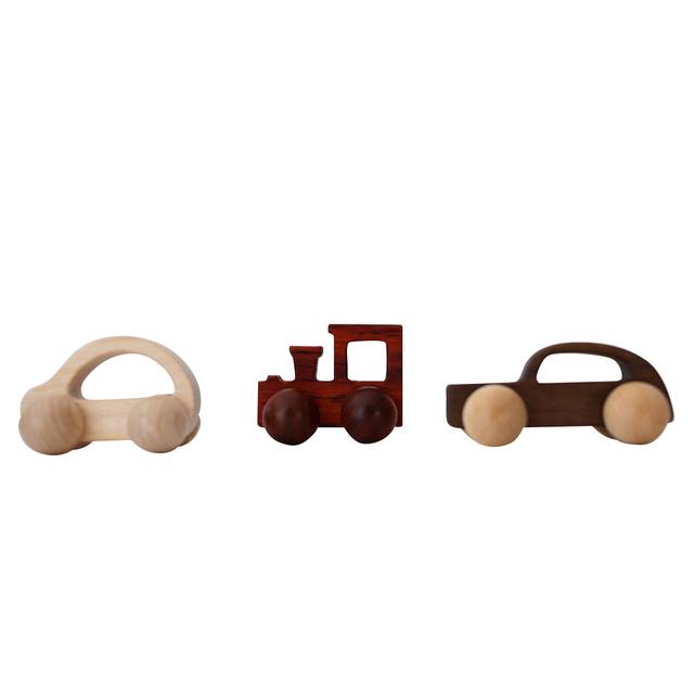 The Rolling Cart - Wooden Cars - 3pcs