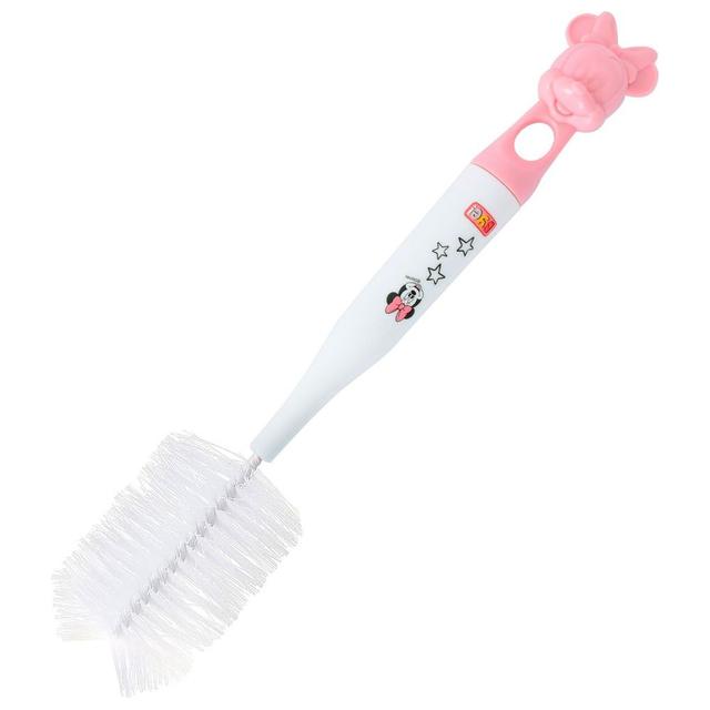 Disney - Minnie Baby Bottle Bristle Nylon Cleaning Brush - Pink